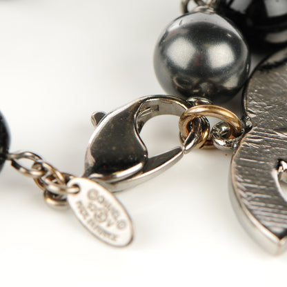 Chanel Beaded CC Bracelet Black 4 of 4