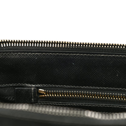 Prada Saffiano Large Galleria Double Zip Tote Black 15 of 24