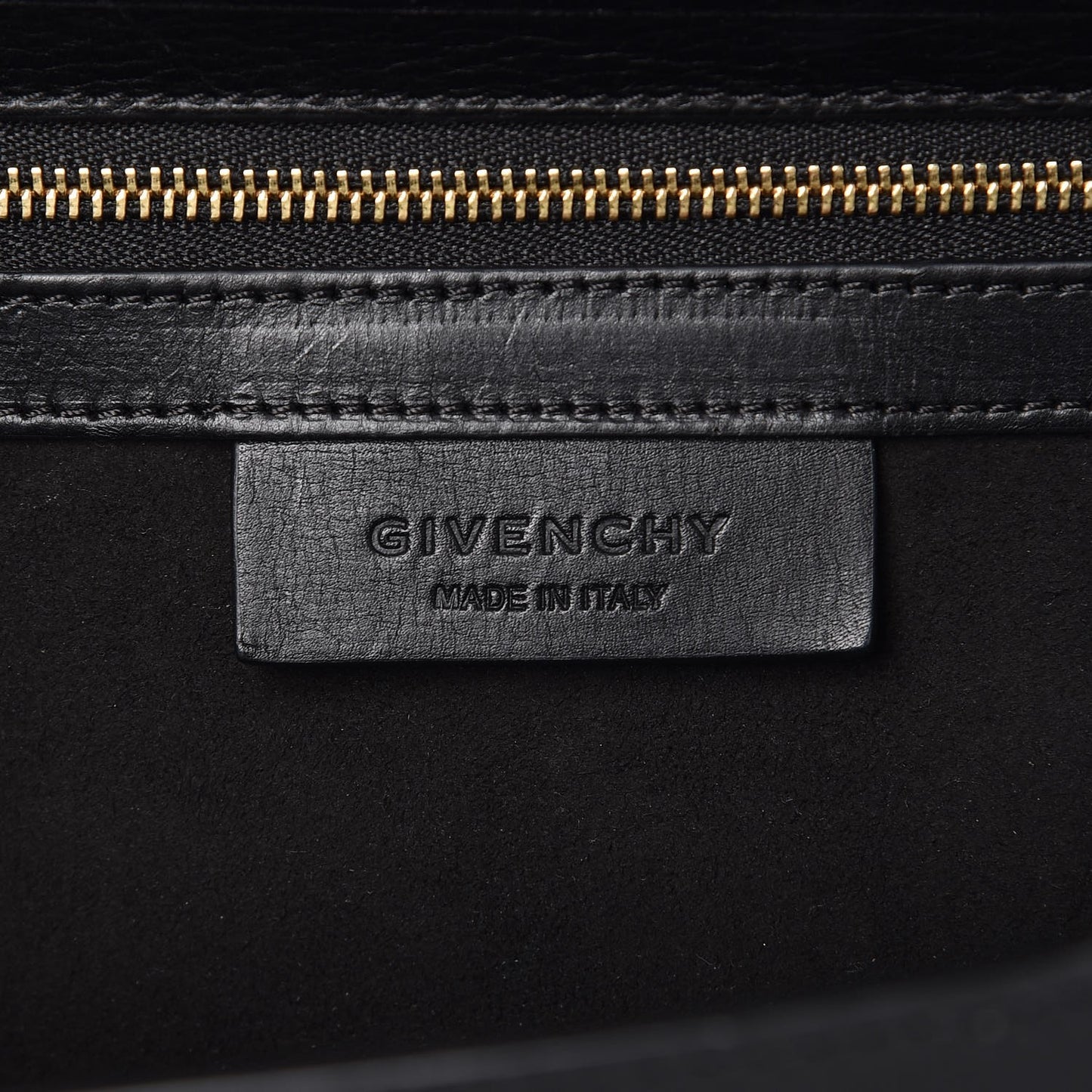 Textured Calfskin Medium Pandora Box Crossbody Bag Black