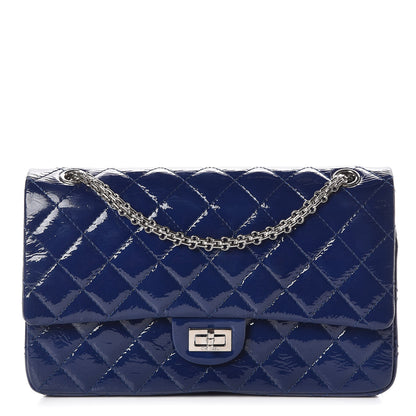 Chanel Patent Quilted 2.55 Reissue 226 Flap Navy 1 of 10