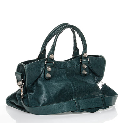 Balenciaga Agneau Giant 21 Silver Hardware Part Time Vert Menthe 3 of 6