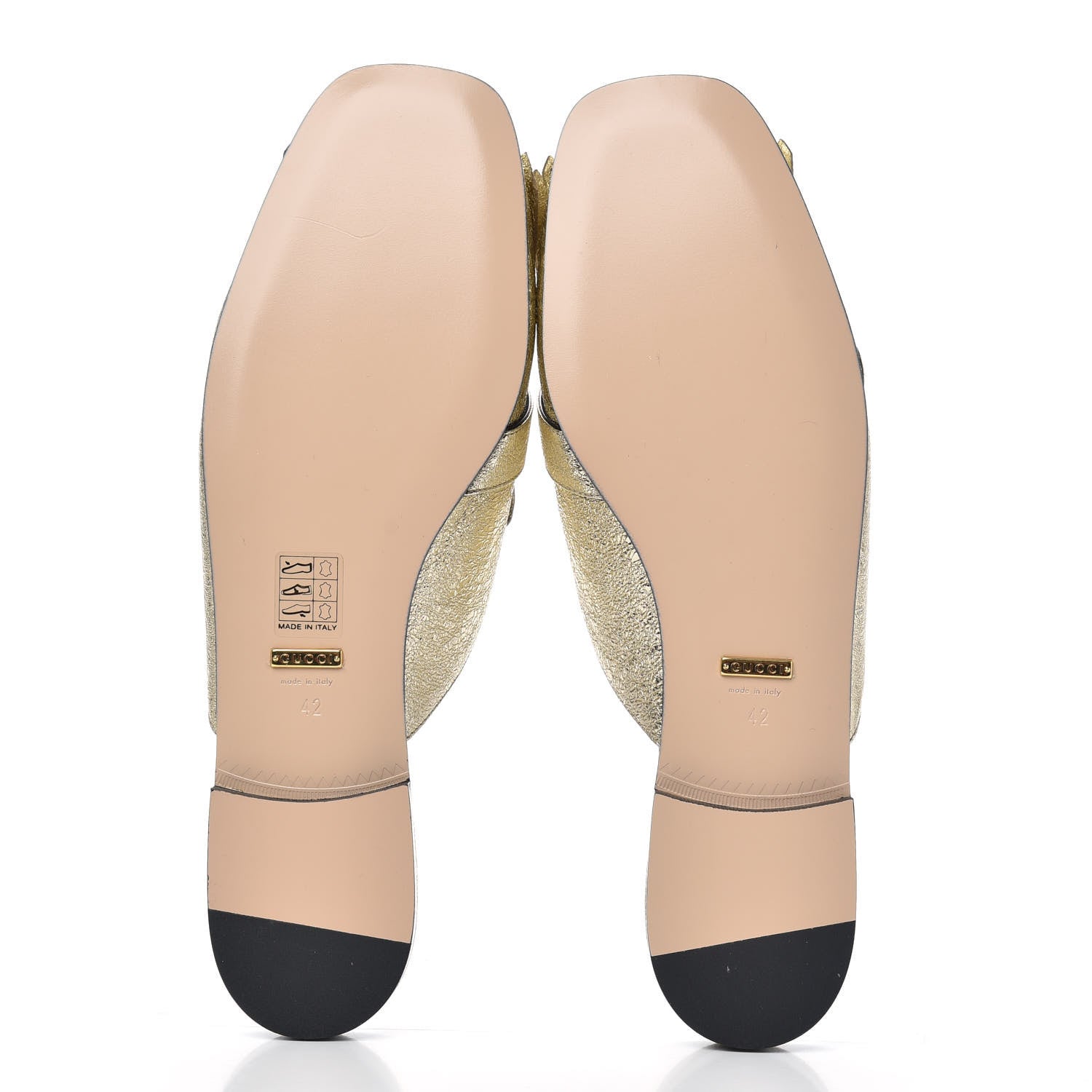 Gucci Galassia Womens GG Marmont Fringe Slippers 42 Platino 5 of 8