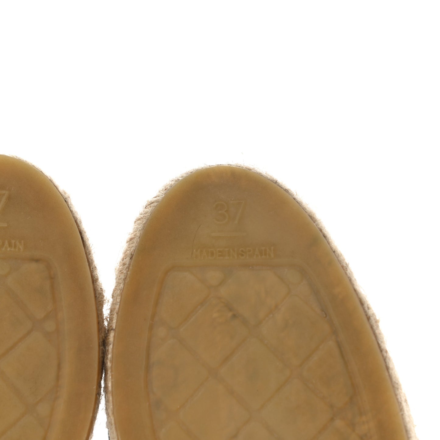 Lambskin CC Espadrilles 37 Black
