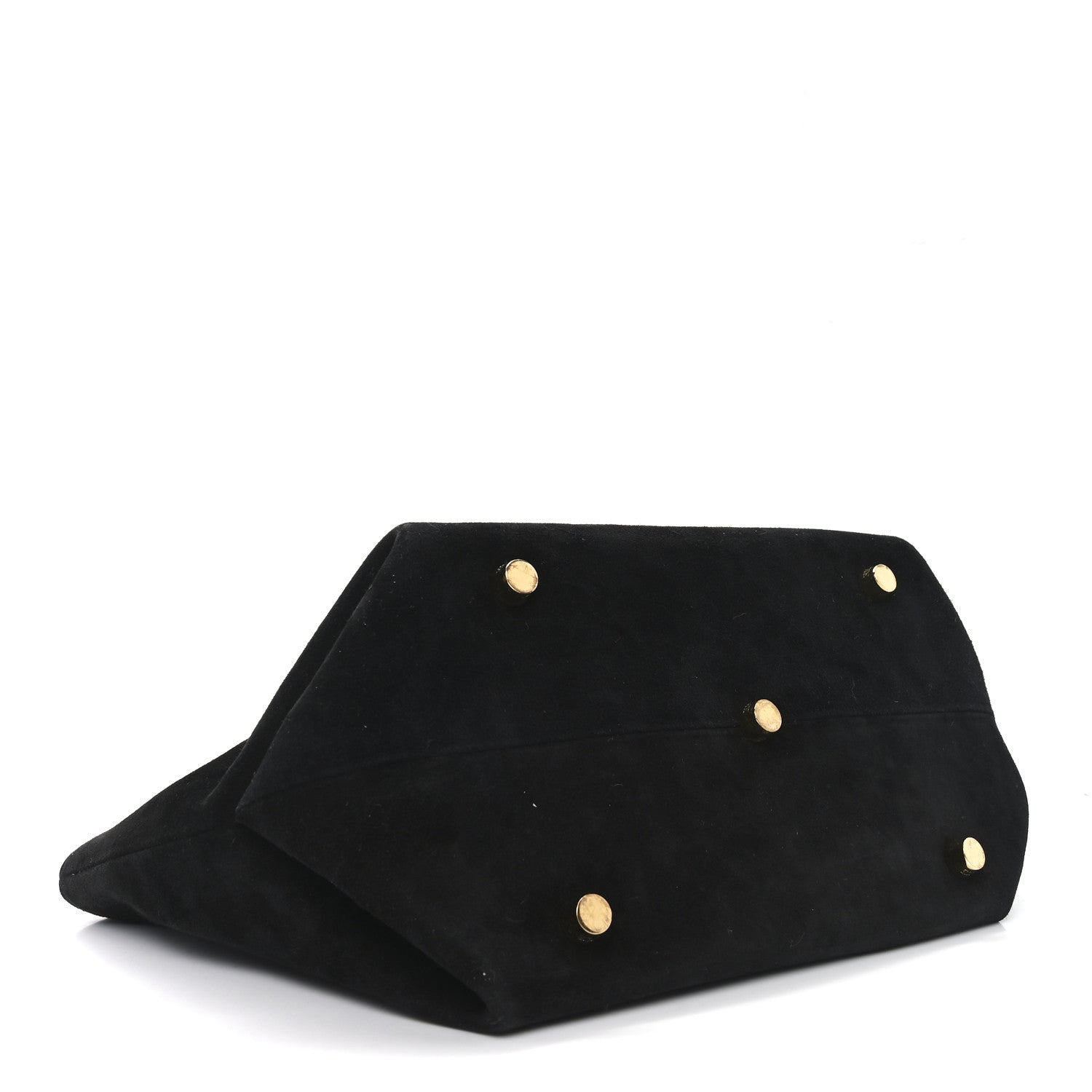 Khaite Suede Aimme Envelope Clutch Black 4 of 8