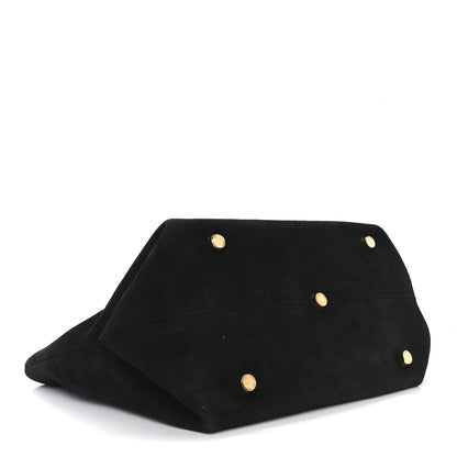 Khaite Suede Aimme Envelope Clutch Black 4 of 8