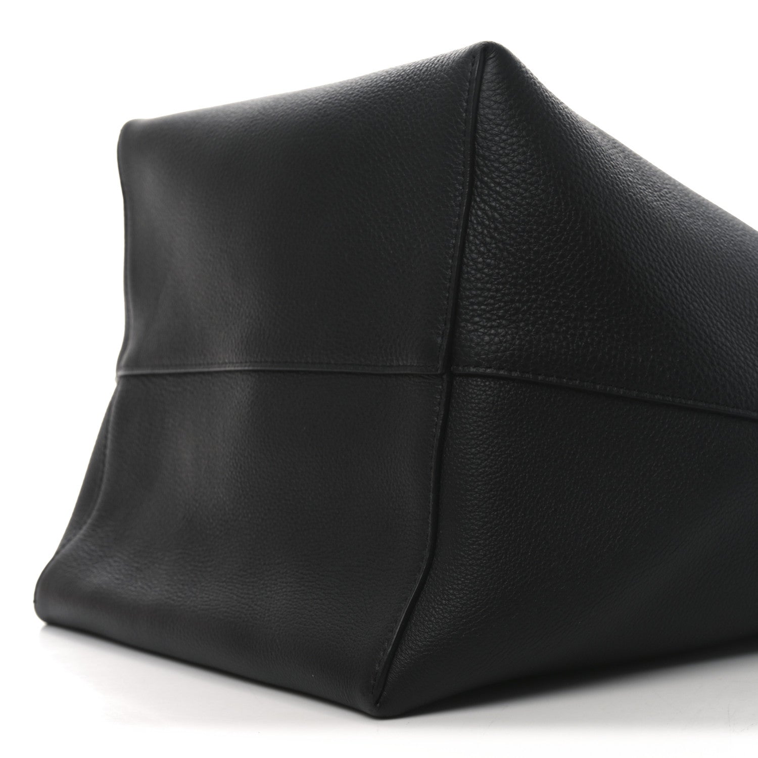 The Row Grained Calfskin Large N/S Park Tote Black 9 of 9