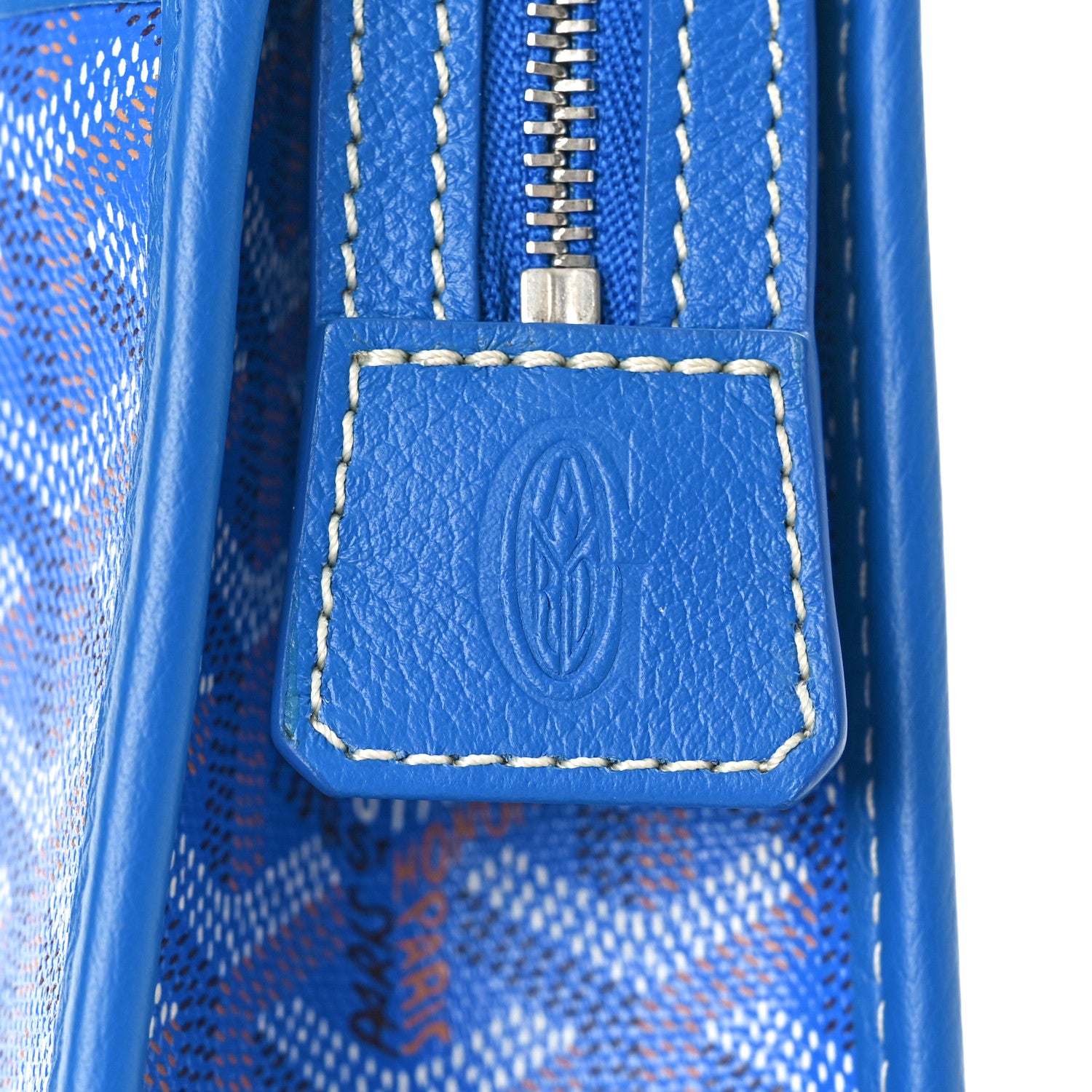 Goyard Goyardine Jouvence Toiletry Pouch Sky Blue 7 of 8