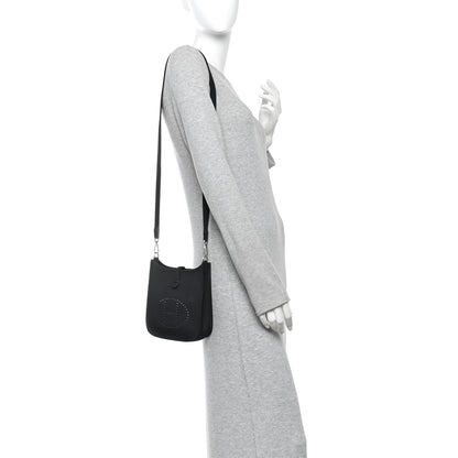 Hermes Taurillon Clemence Evelyne TPM Black 2 of 10