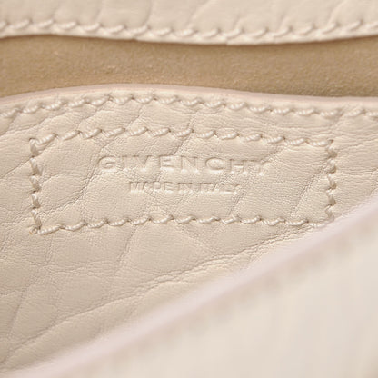 Givenchy Bullhide Mini Infinity Saddle Bag Off White 7 of 8