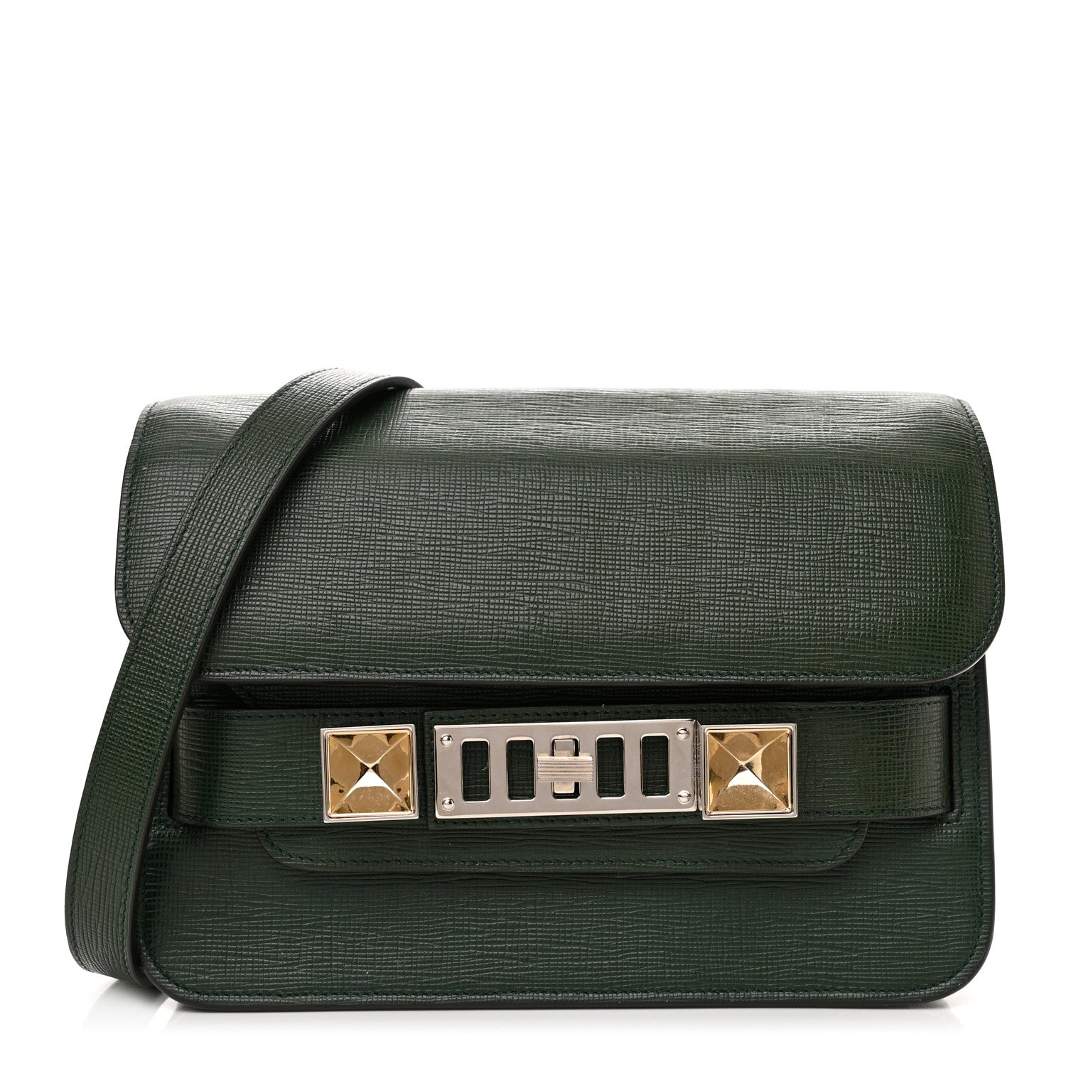 Proenza Schouler New Linosa Mini PS11 Classic Shoulder Bag Military 1 of 13