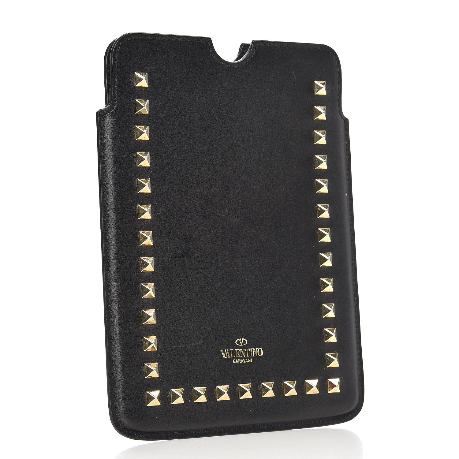 Valentino Garavani Vitello Rockstud iPad Mini Case Black 3 of 6