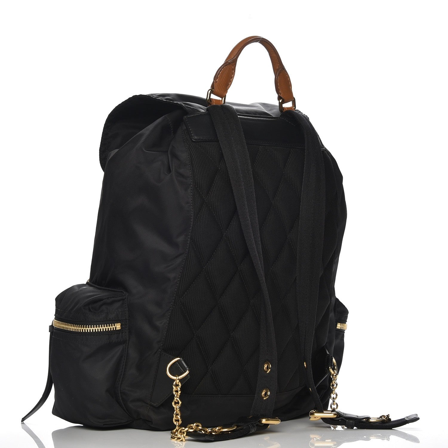 Burberry Nylon Large Rucksack Backpack Black 3 of 8