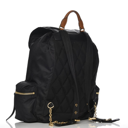 Burberry Nylon Large Rucksack Backpack Black 3 of 8