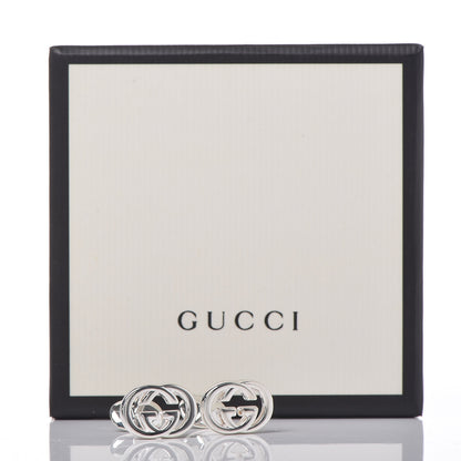 Gucci Sterling Silver Interlocking G Cufflinks 6 of 6