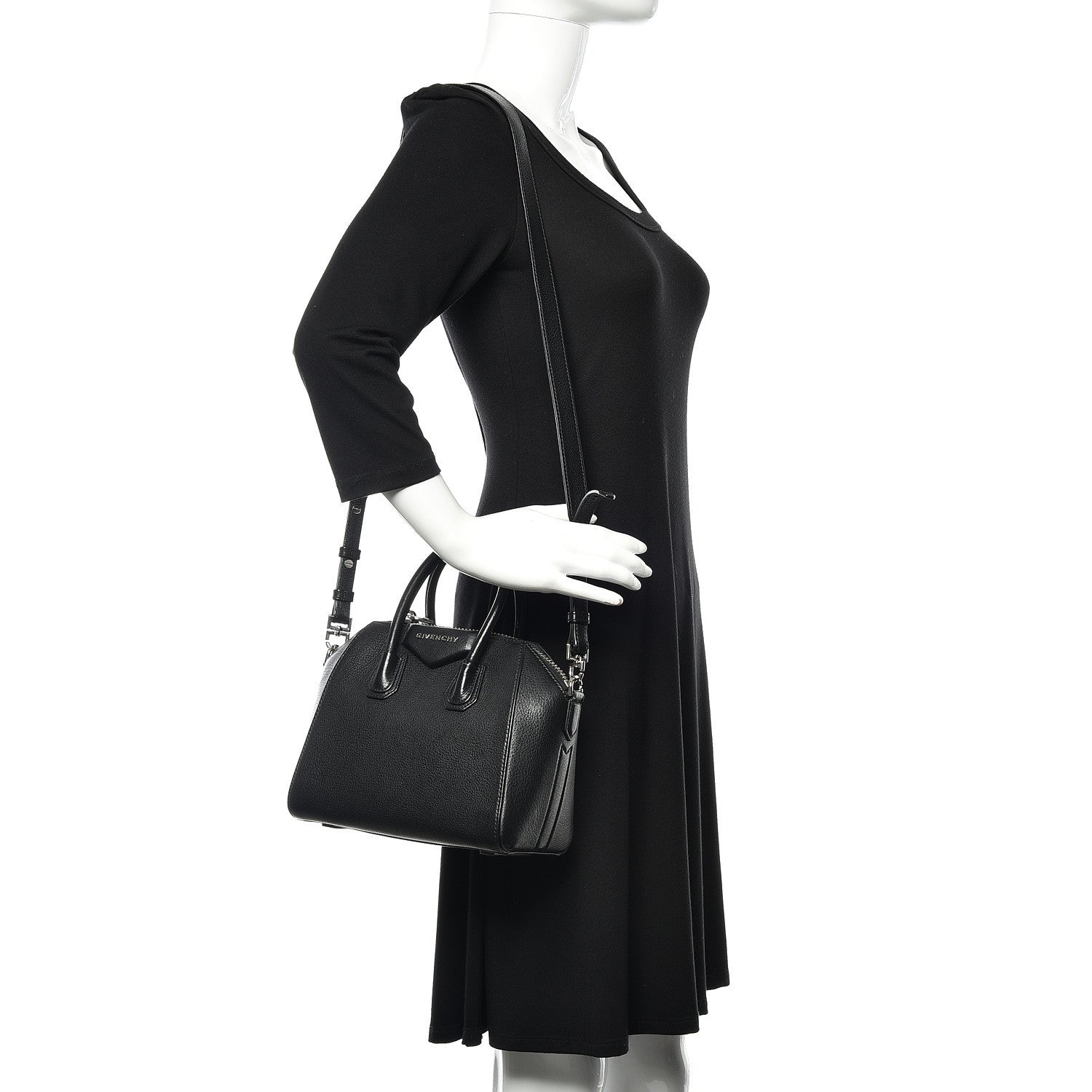 Givenchy Sugar Goatskin Mini Antigona Black 2 of 10
