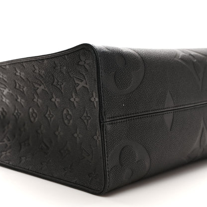 Louis Vuitton Empreinte Monogram Giant Onthego MM Black 7 of 8