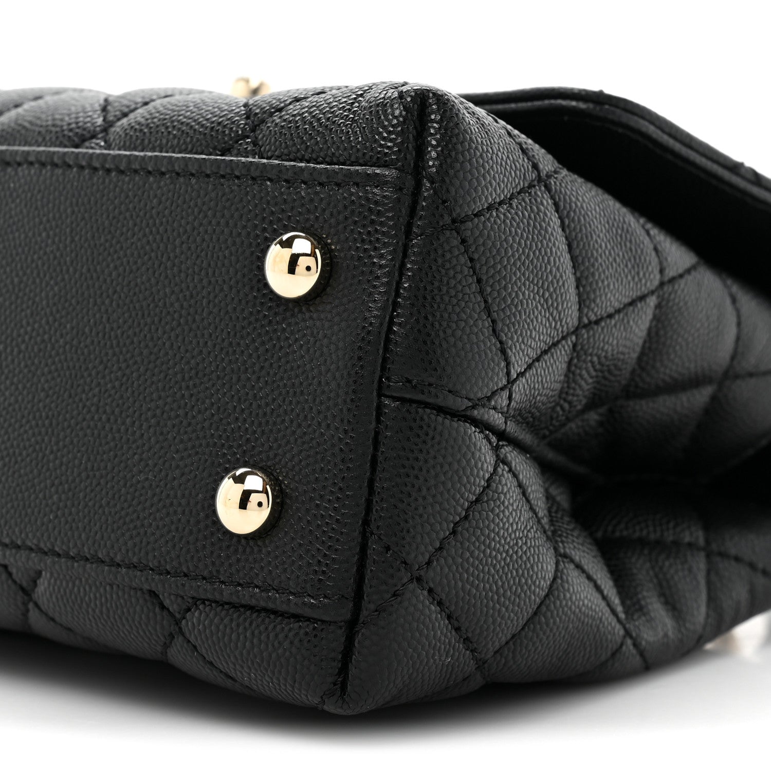 Chanel Caviar Quilted Mini Coco Handle Flap Black 10 of 11