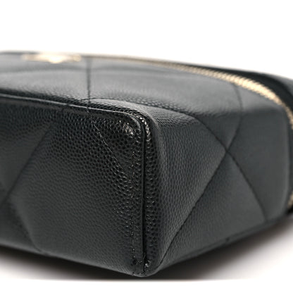 Chanel Caviar Quilted Top Handle Slim Vanity With Chain Black 10 of 11