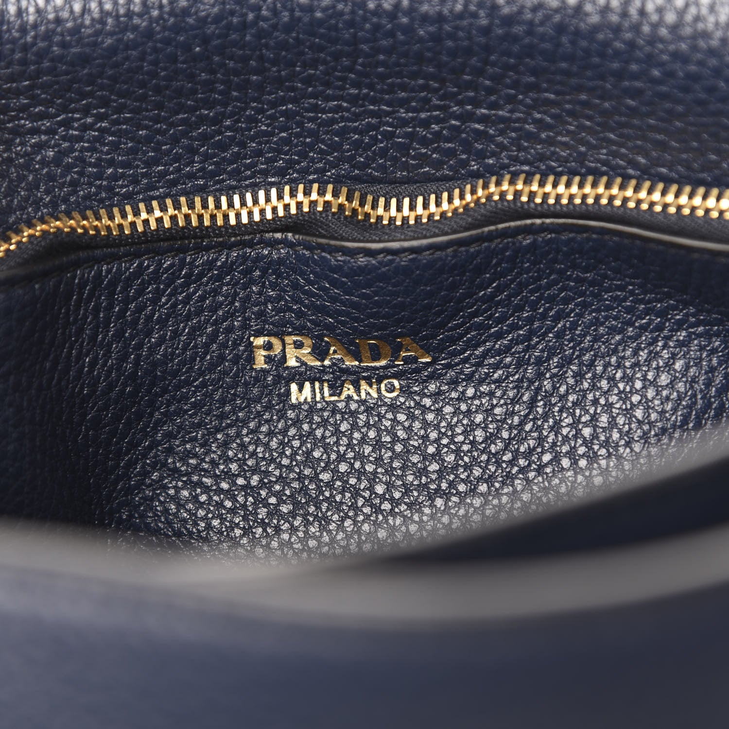Prada Vitello Daino Flap Crossbody Baltico 6 of 9