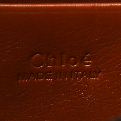 Chloe Suede Calfskin Mini Faye Shoulder Bag Tobacco 9 of 11