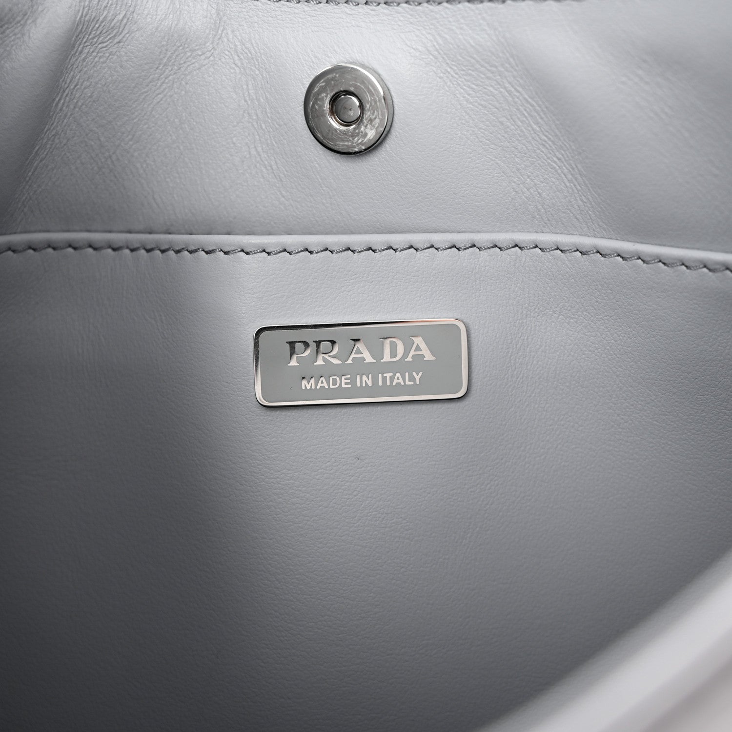 Prada Spazzolato Cleo Shoulder Bag Fiordaliso 6 of 11
