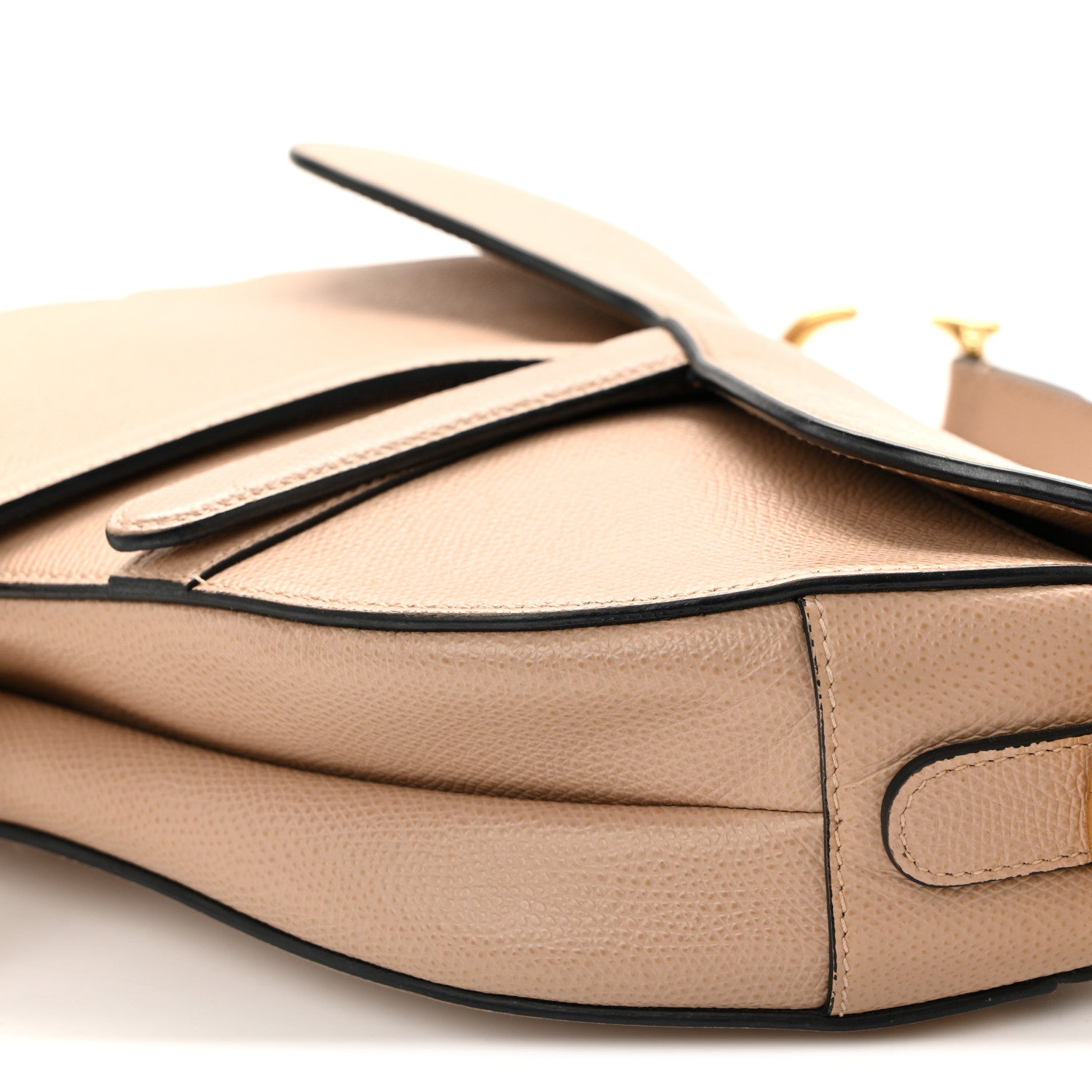 Christian Dior Grained Calfskin Saddle Bag Fard 9 of 9