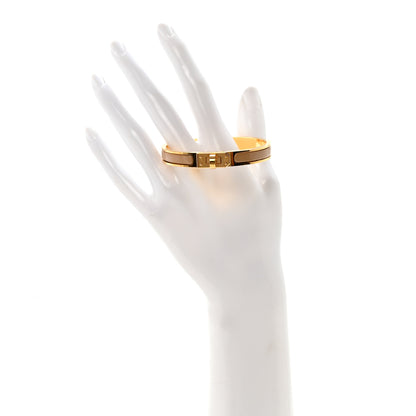 Hermes Enamel Mini Clic Kelly Bracelet PM Sable 2 of 4