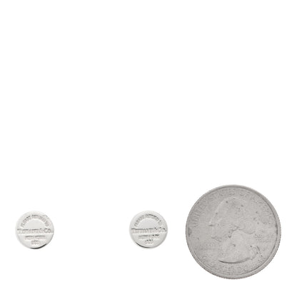 Tiffany Sterling Silver Return To Tiffany Circle Stud Earrings 2 of 4