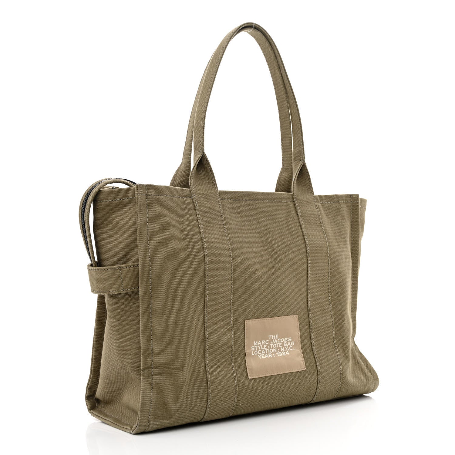 Marc Jacobs Canvas Large Summer Tote Bag Slate Green 3 of 10