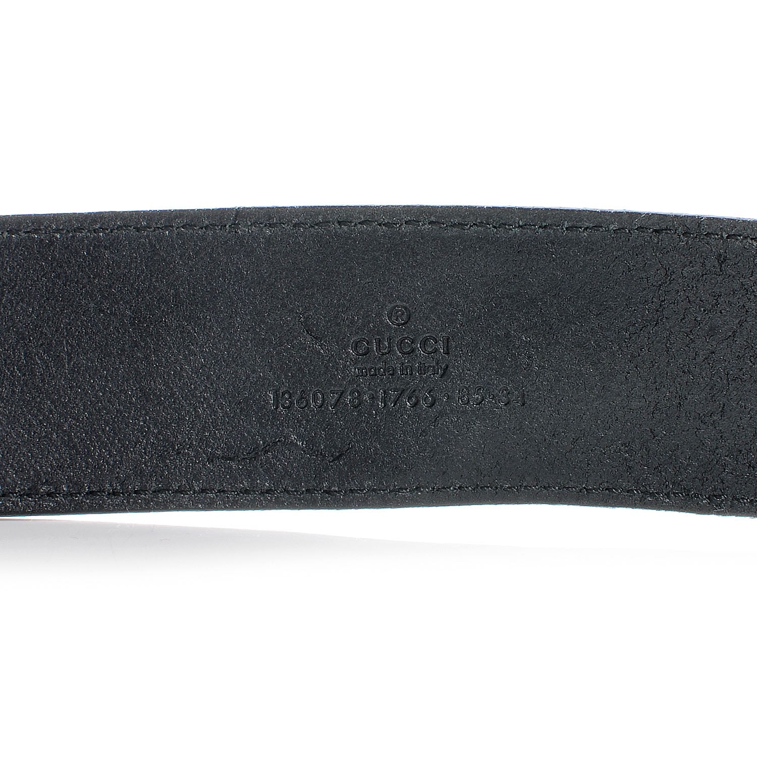 Gucci Leather Bamboo Buckle Belt 85 34 Black 3 of 5