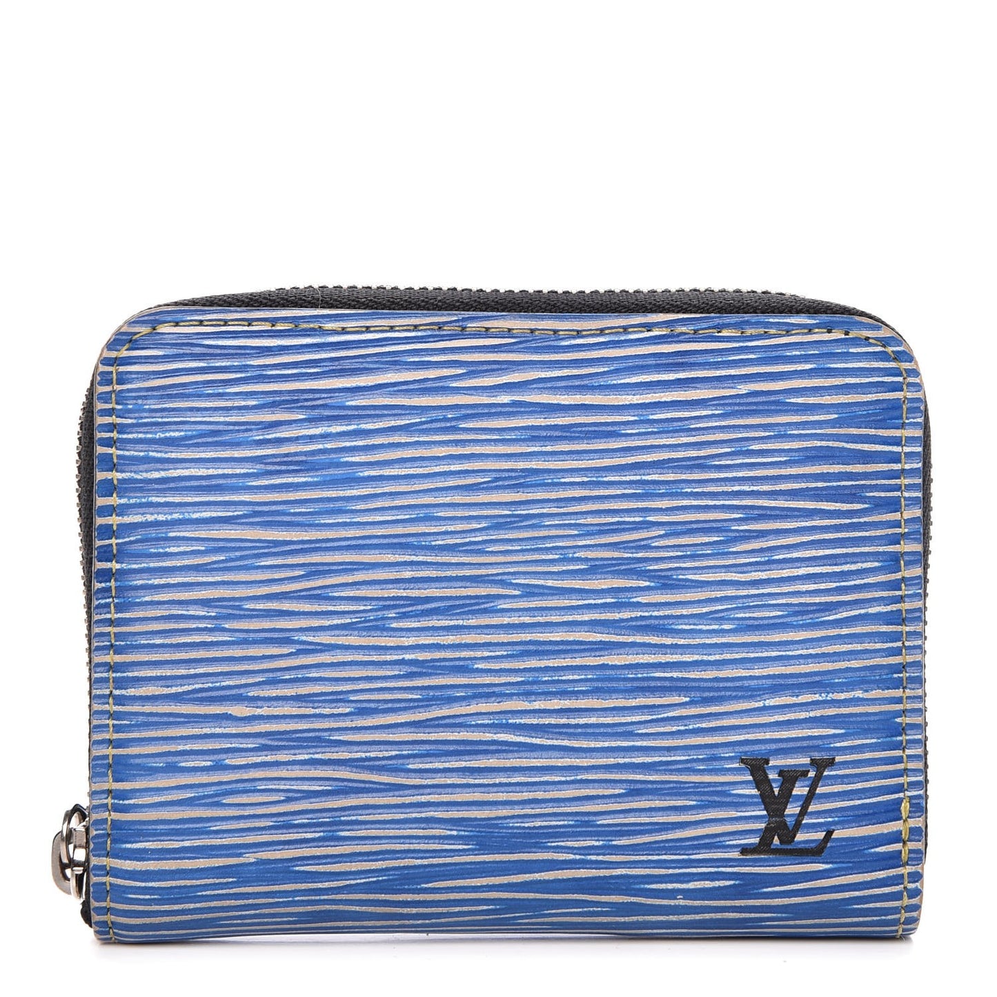 Epi Zippy Coin Purse Denim Light