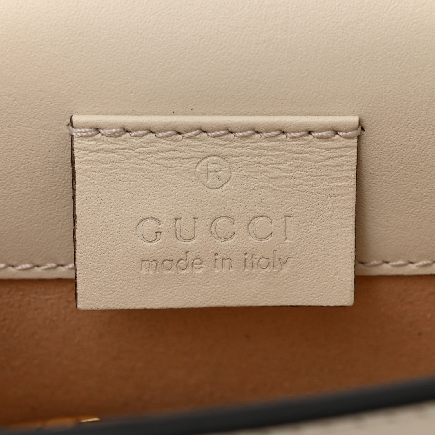 Gucci Calfskin Super Mini Sylvie Chain Shoulder Bag White 6 of 10