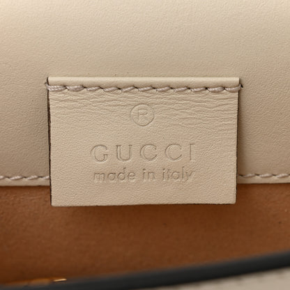 Gucci Calfskin Super Mini Sylvie Chain Shoulder Bag White 6 of 10