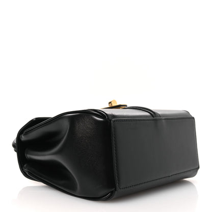 Celine Satinated Calfskin Mini 16 Top Handle Bag Black 6 of 29