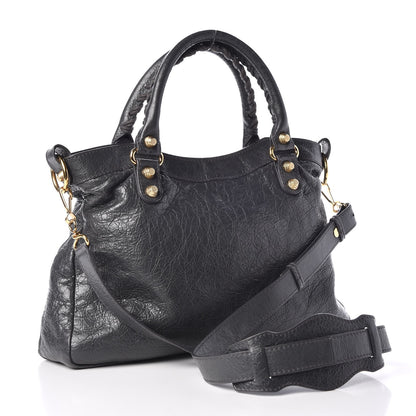 Balenciaga Agneau Giant 12 Gold Hardware Town Gris Fossile 3 of 7
