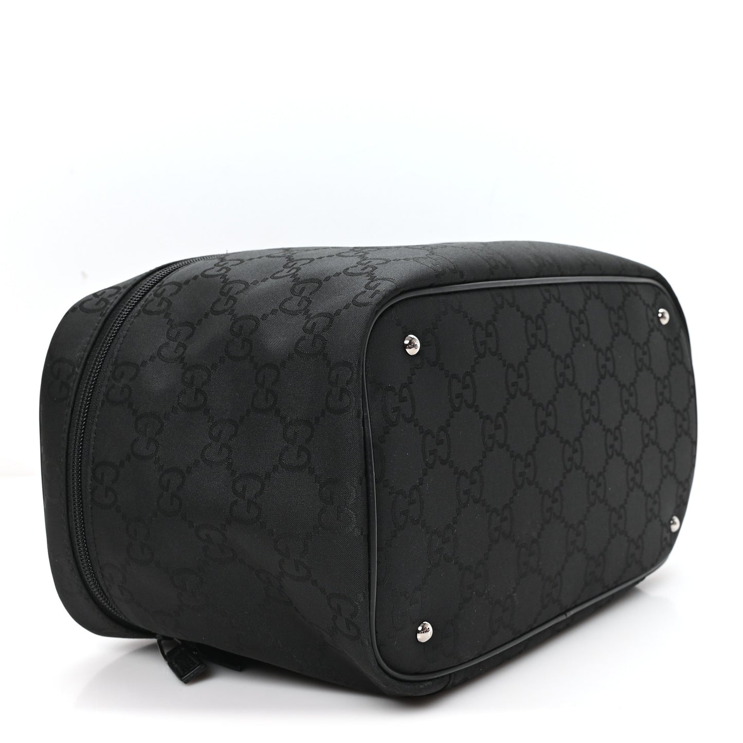 Nylon Monogram Large Cosmetic Case Black