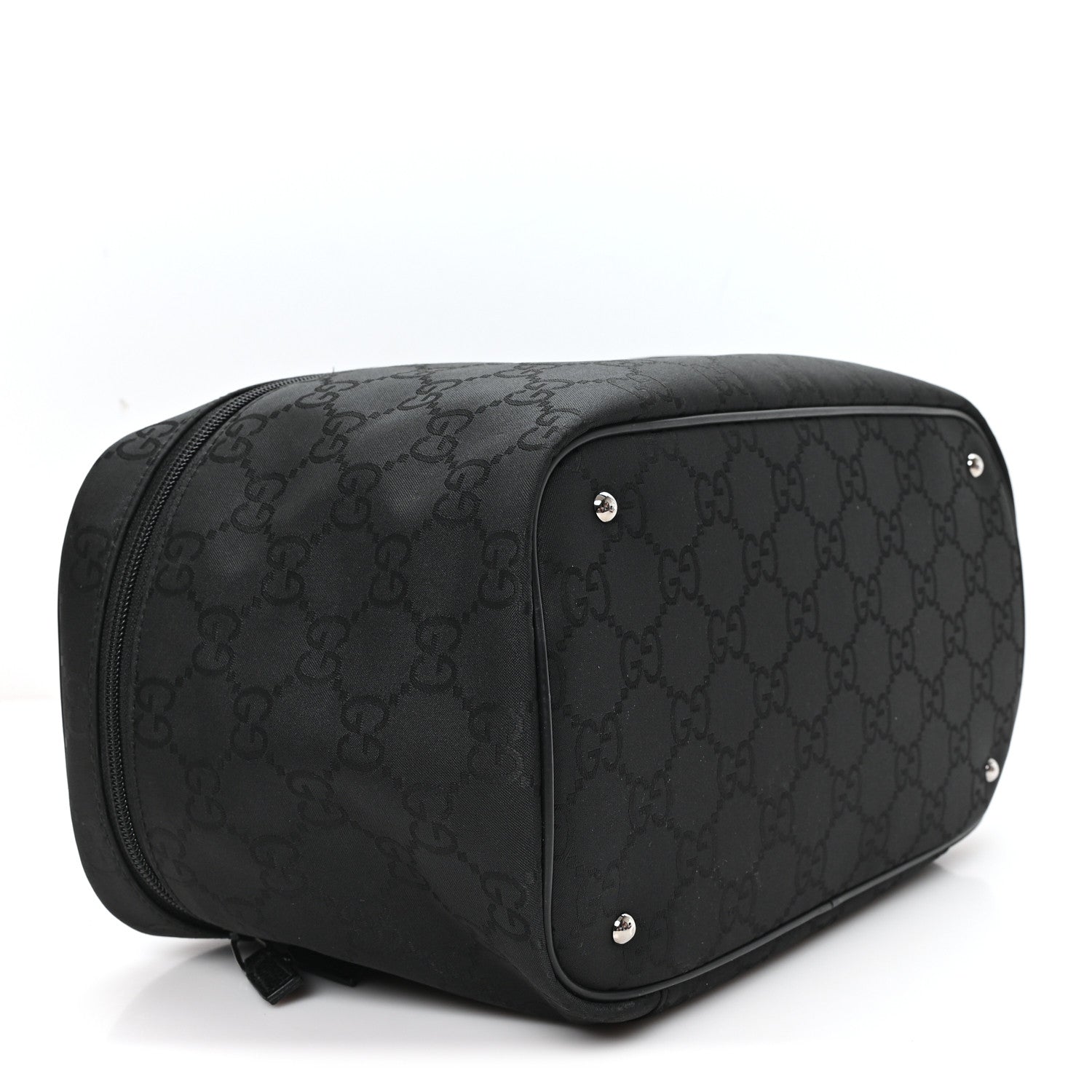 Gucci Nylon Monogram Large Cosmetic Case Black 4 of 9