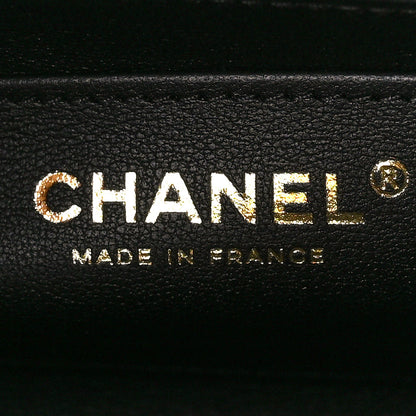 Chanel Caviar Quilted Mini Retro Twist Top Handle Flap Black 6 of 12