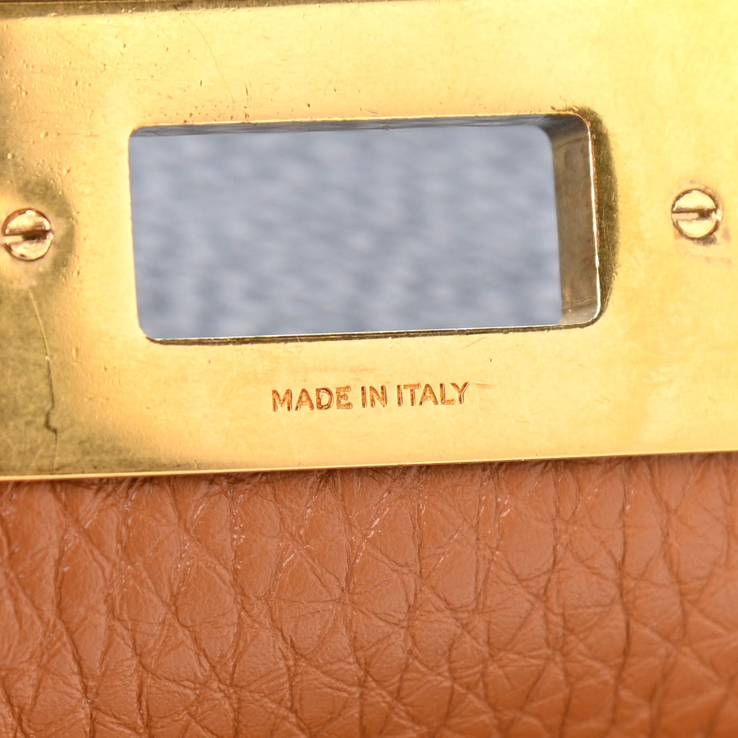 Cuoio Romano Selleria Bi-Color Medium Peekaboo Iconic Essentially Satchel Indaco Saddler