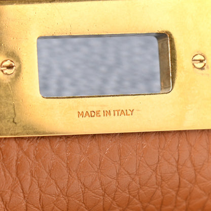 Fendi Cuoio Romano Selleria Bi-Color Medium Peekaboo Iconic Essentially Satchel Indaco Saddler 7 of 10