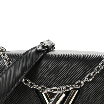 Louis Vuitton Epi Twist Shoulder Bag Black 7 of 9