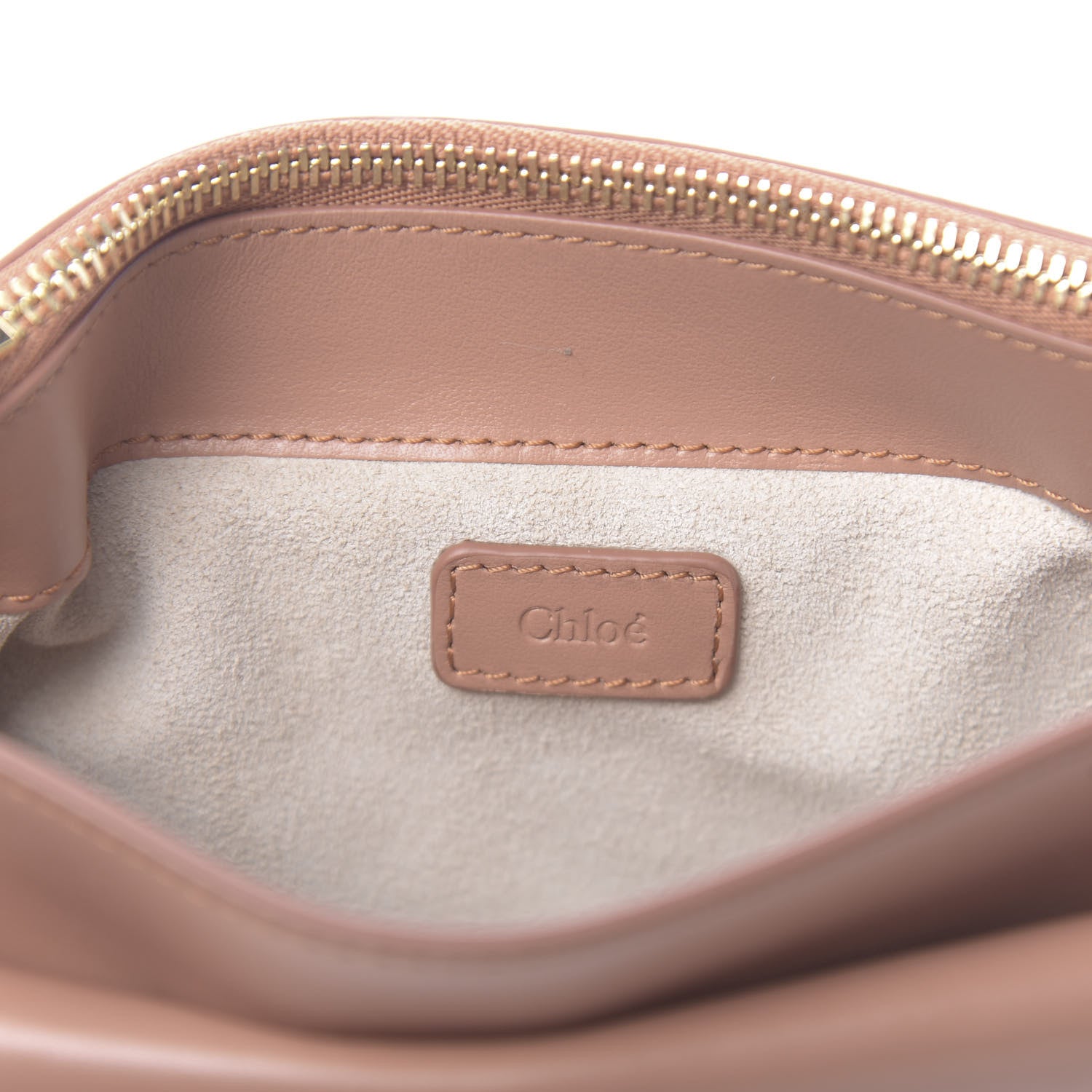 Chloe Calfskin Tess Mini Crossbody Bag Muted Brown 7 of 10