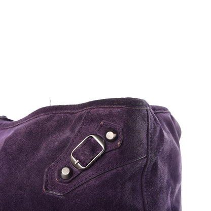 Balenciaga Baby Daim Suede Classic Silver Hardware City Purple 11 of 20