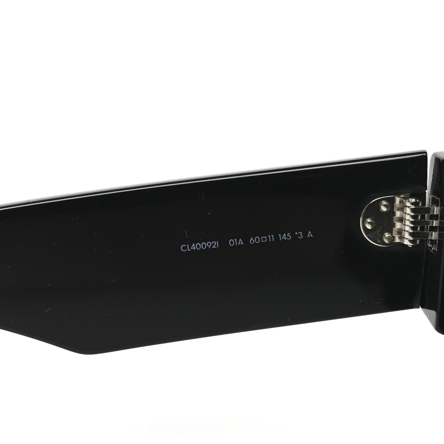 Acetate Flat Top Rectangular Sunglasses CL400921 Black