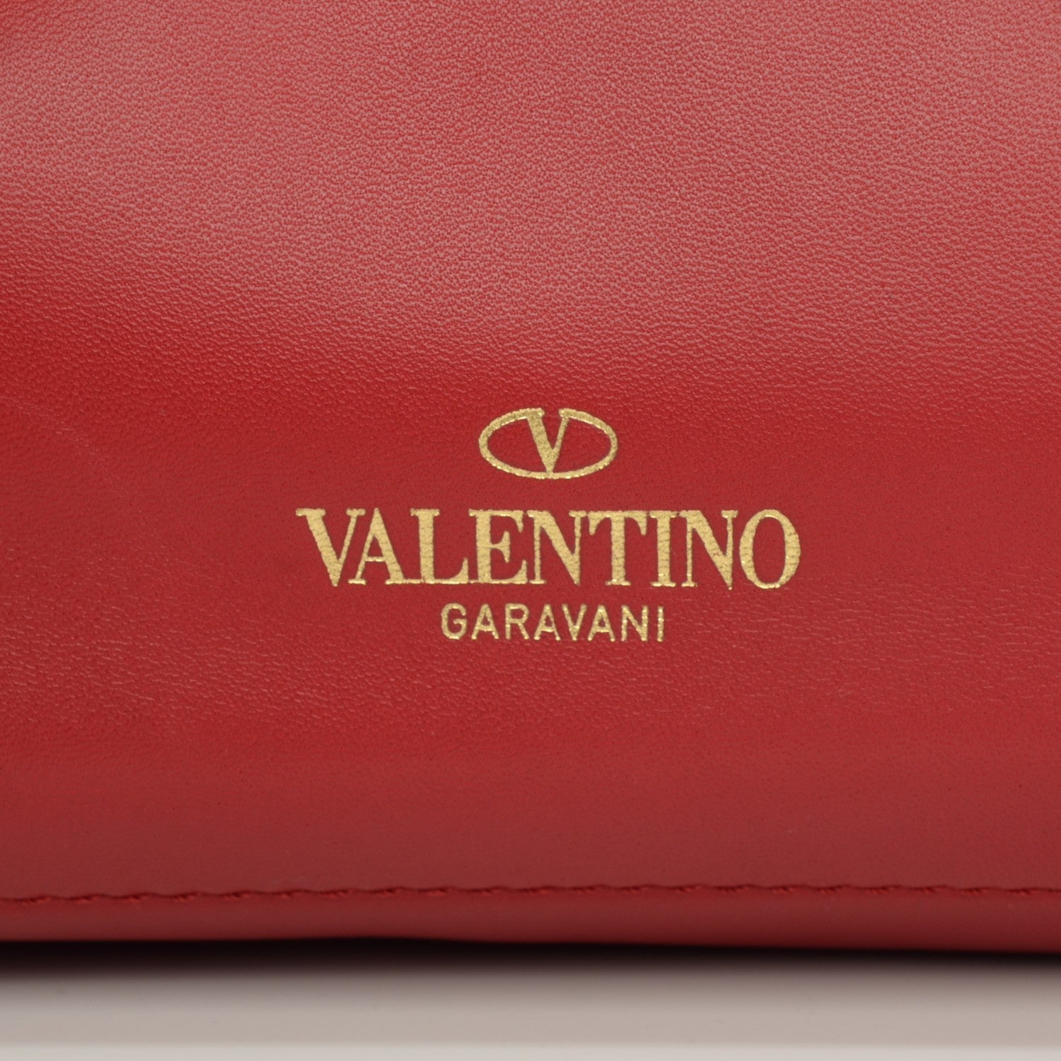 Valentino Garavani Nappa Medium Rockstud Soft Tote Red 6 of 8