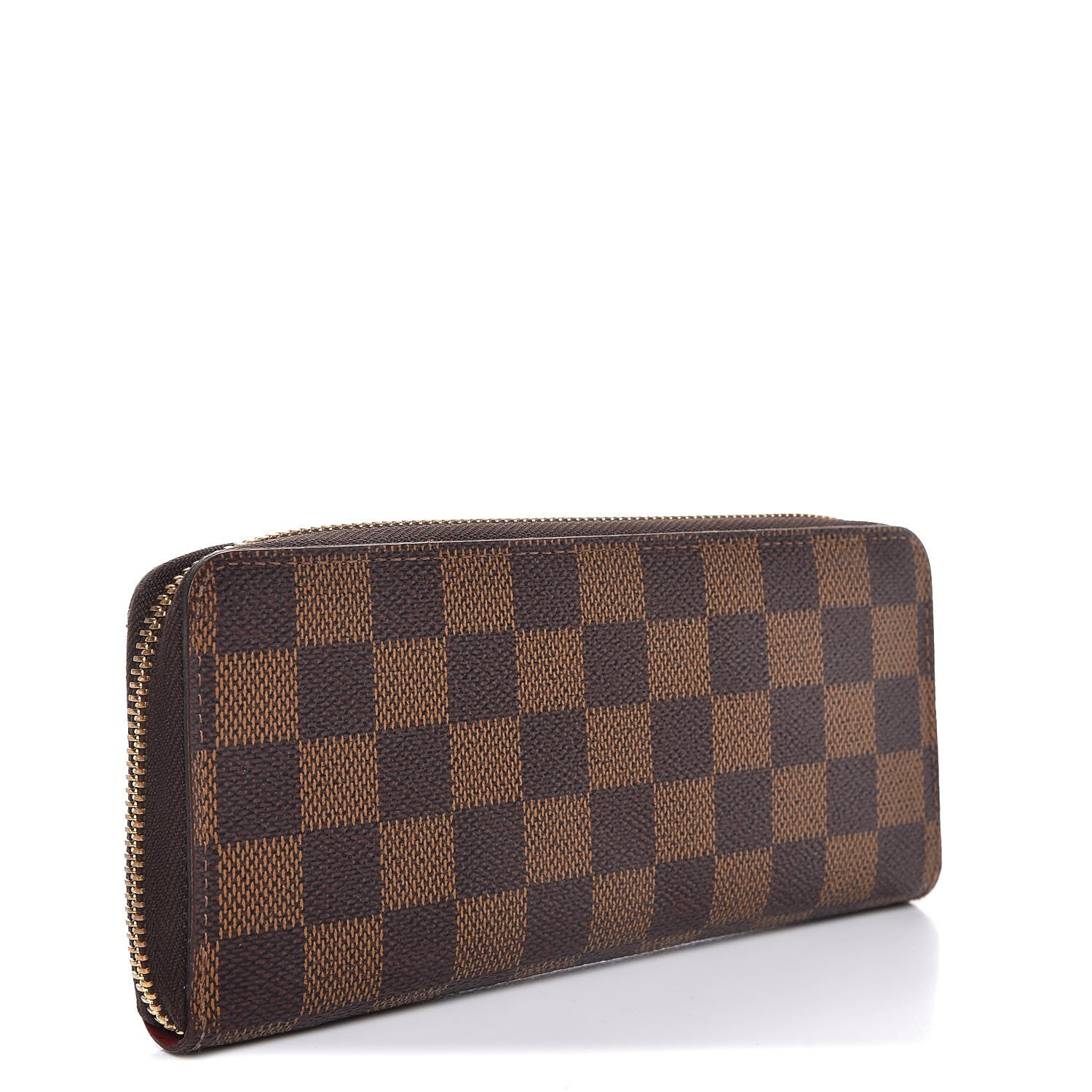 Louis Vuitton Damier Ebene Clemence Wallet Cherry 3 of 6