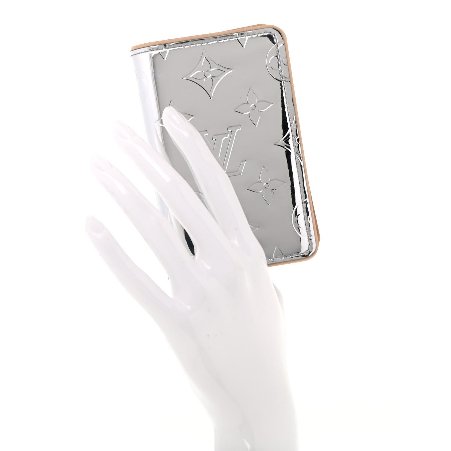 Monogram Mirror Slender Pocket Organizer