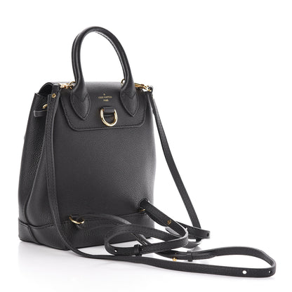Louis Vuitton Calfskin Lockme Mini Backpack Black 3 of 10