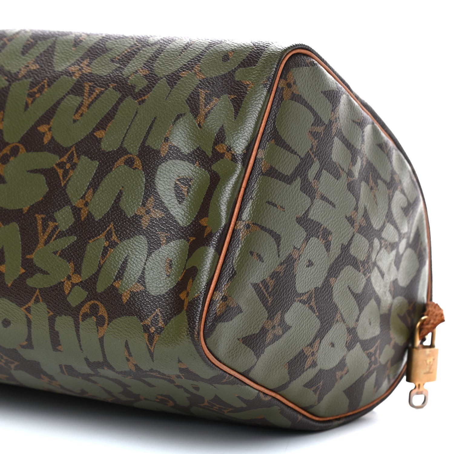 Louis Vuitton Monogram Graffiti Speedy 30 Kaki 9 of 9