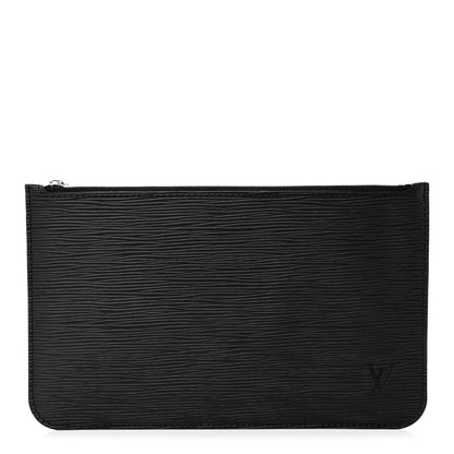 Louis Vuitton Epi Neverfull Pochette MM GM Black 1 of 8